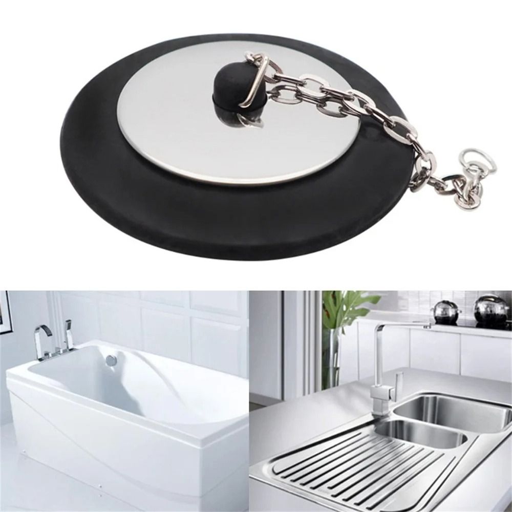 1Pcs Durable Rubber Tub Stoppe - Drain Pipe Clip บทวิจารณ์และราคา