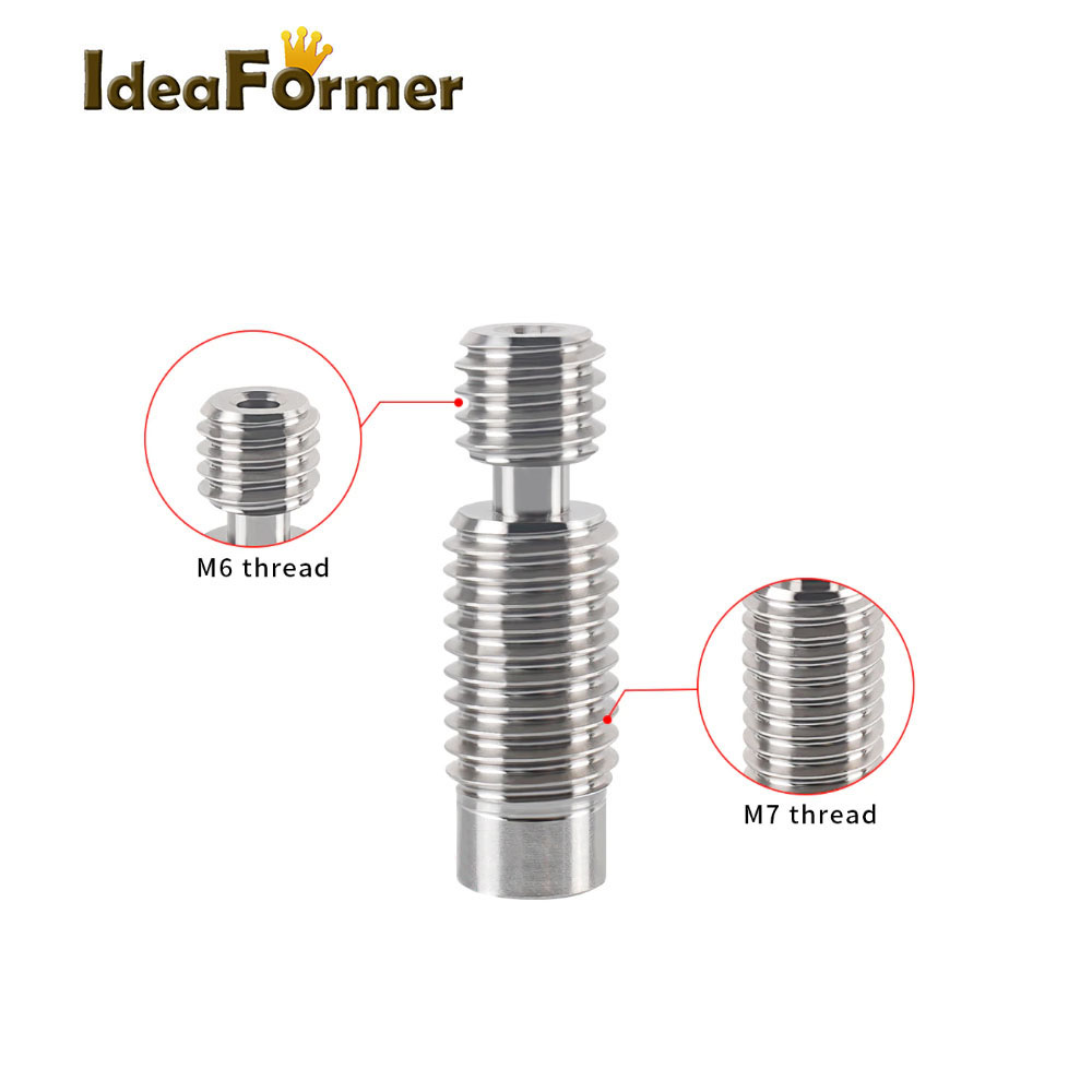 3D Printer E3D V6 Heat Break H - Ptfe Tape Thread บทวิจารณ์และราคา