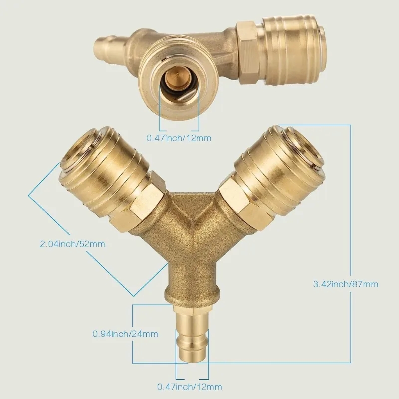 Upgraded Compressed Air Distri - Compression Fitting Brass บทวิจารณ์และราคา
