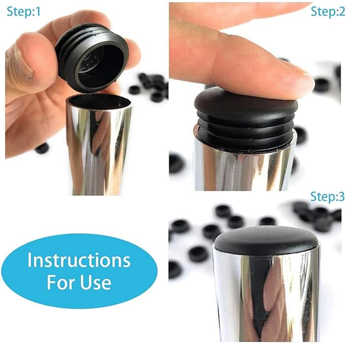8 PCS Black Round Plastic Blan - Plastic Pipe Clip บทวิจารณ์และราคา