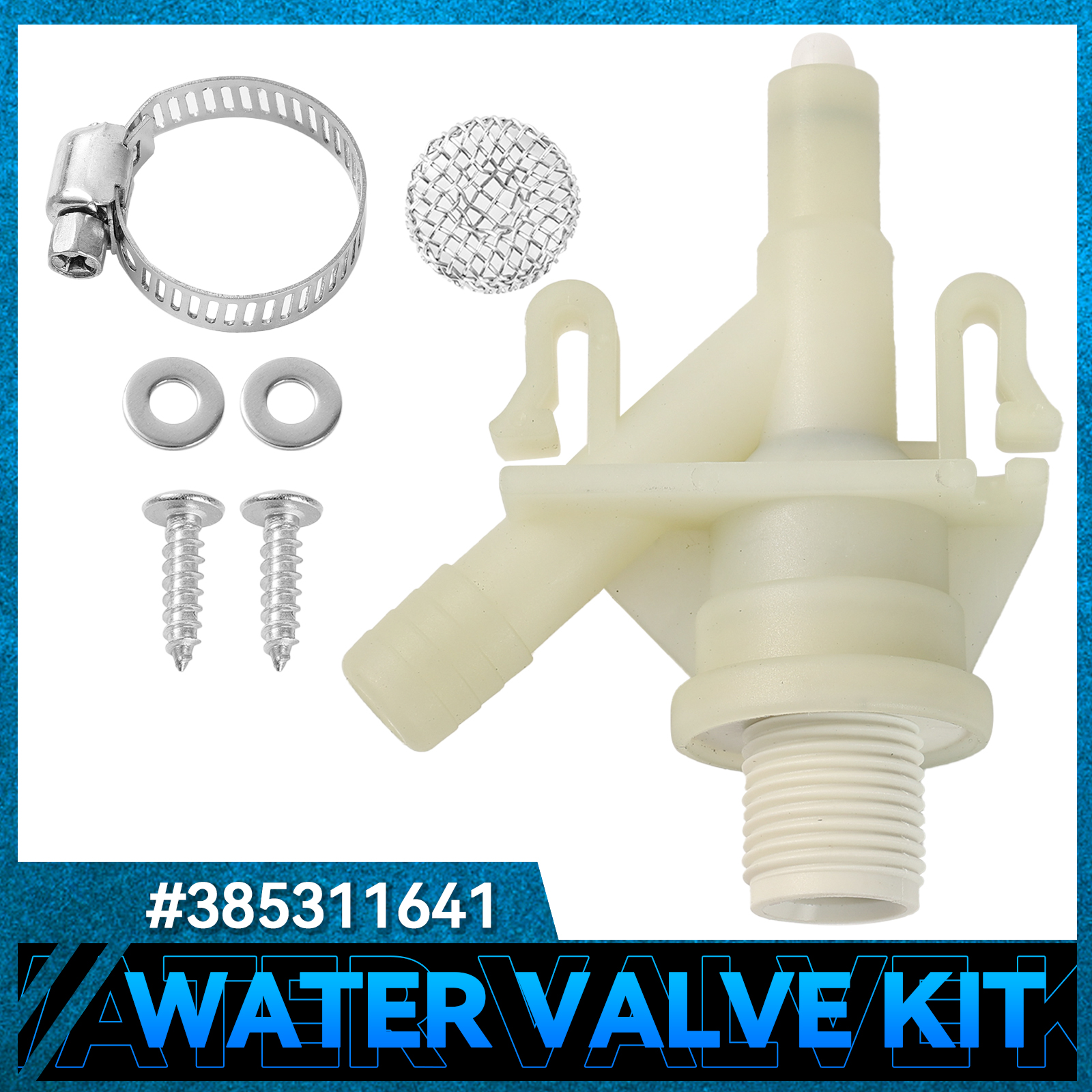 Plastic RV Camper Water Valve  - Toilet Fill Valve บทวิจารณ์และราคา