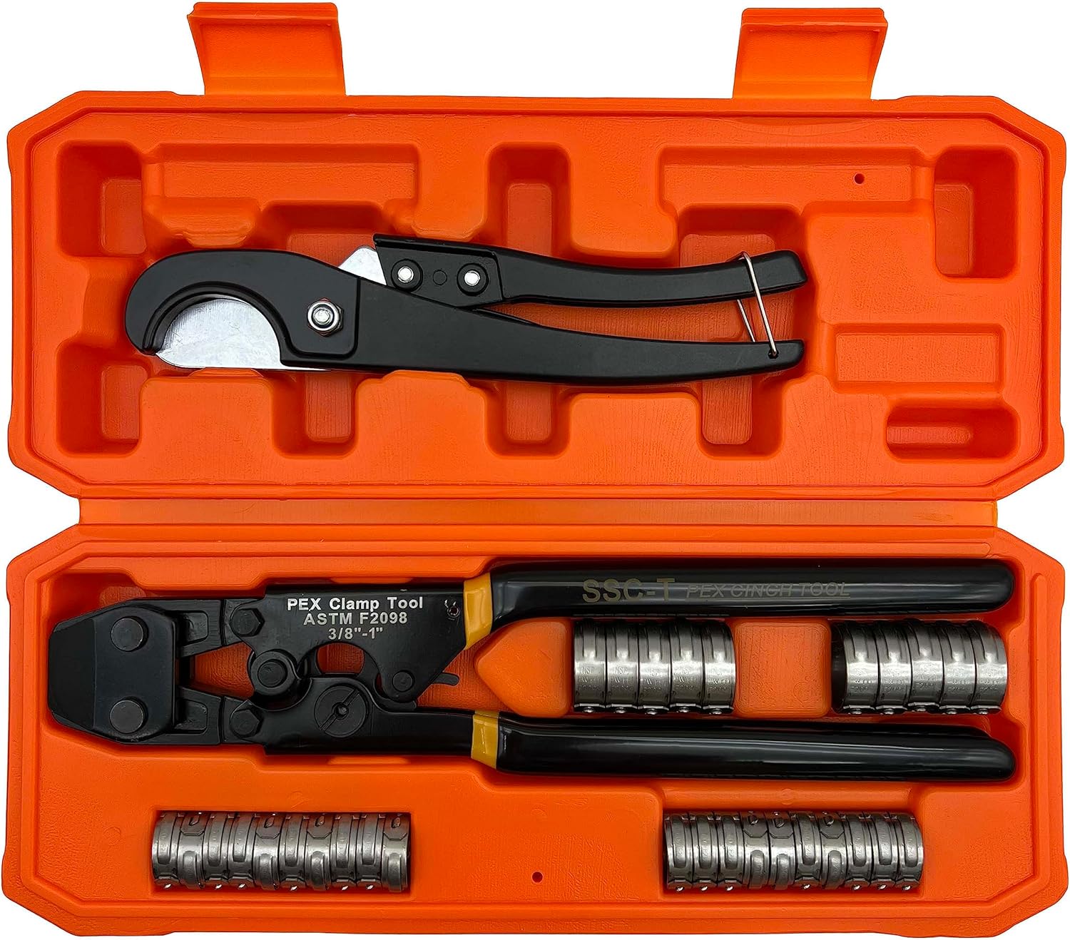 PEX Pipe Clamp Crimping Tool w - Pipe Cutter Ratchet บทวิจารณ์และราคา