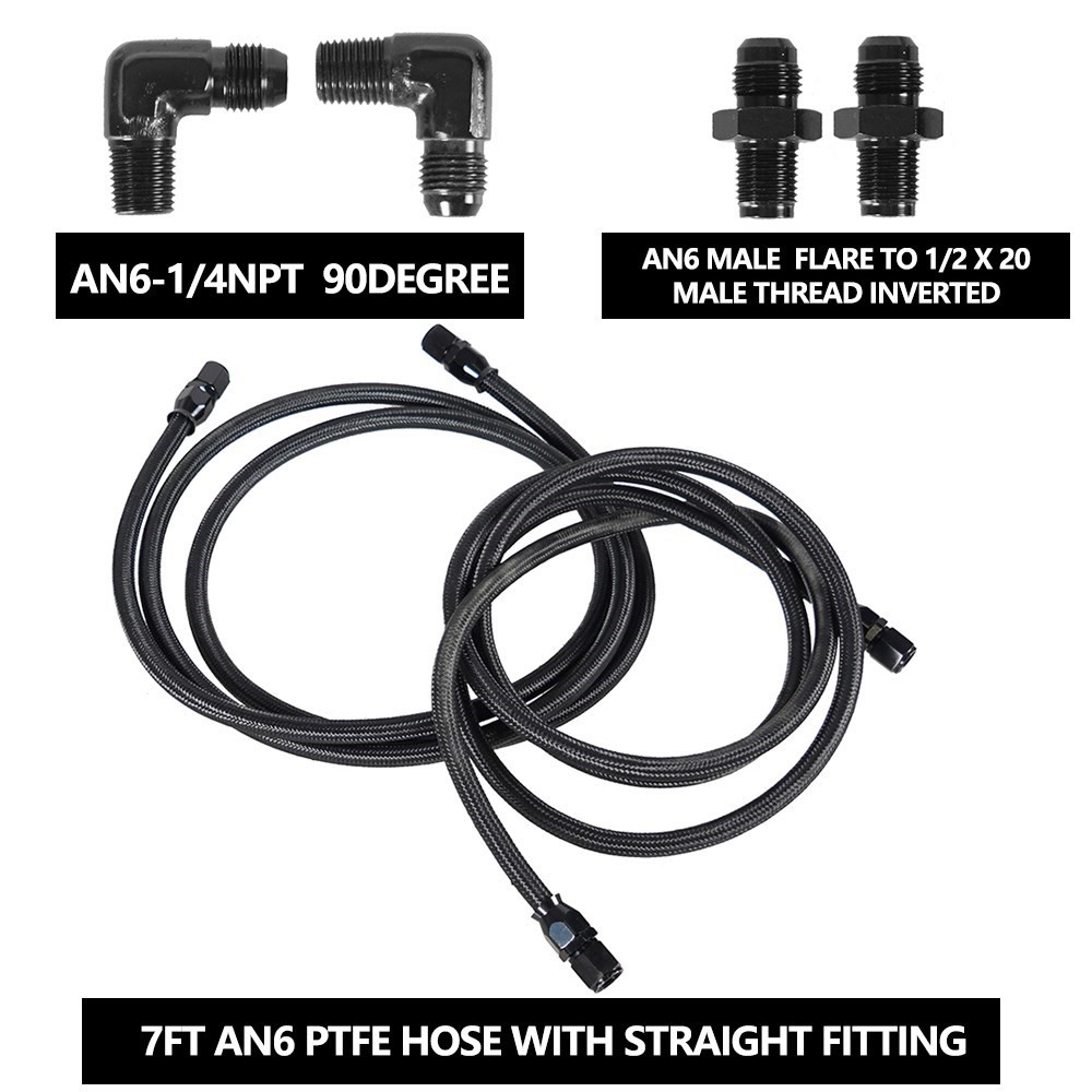 2 X 7Ft AN6 Flexible PTFE Tran - Flexible Hose Braided บทวิจารณ์และราคา