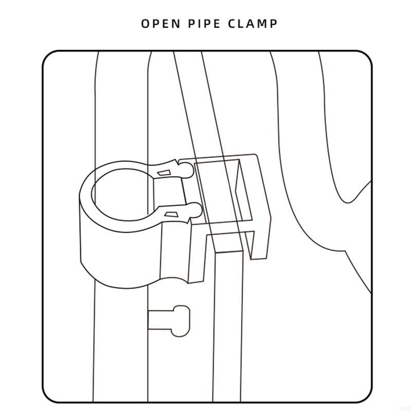 Y51B Airline Tube Holders Clam - Plastic Pipe Clip บทวิจารณ์และราคา
