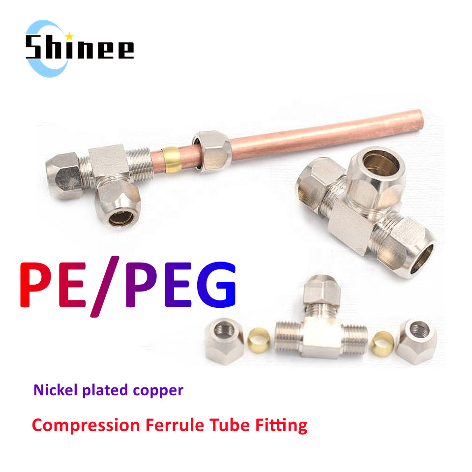 1PCS Pneumatic Fittings Brass  - Compression Fitting Brass บทวิจารณ์และราคา
