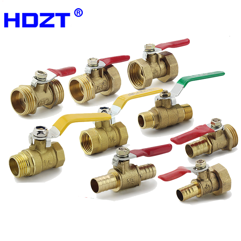 Brass Small Ball Valve  Female - Compression Fitting Brass บทวิจารณ์และราคา