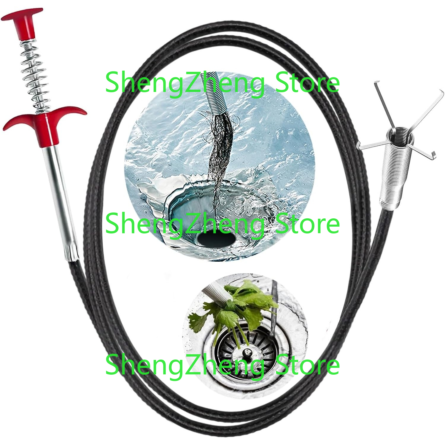1Pcs Drain Snake Hair Drain Cl - Drain Snake Flexible บทวิจารณ์และราคา