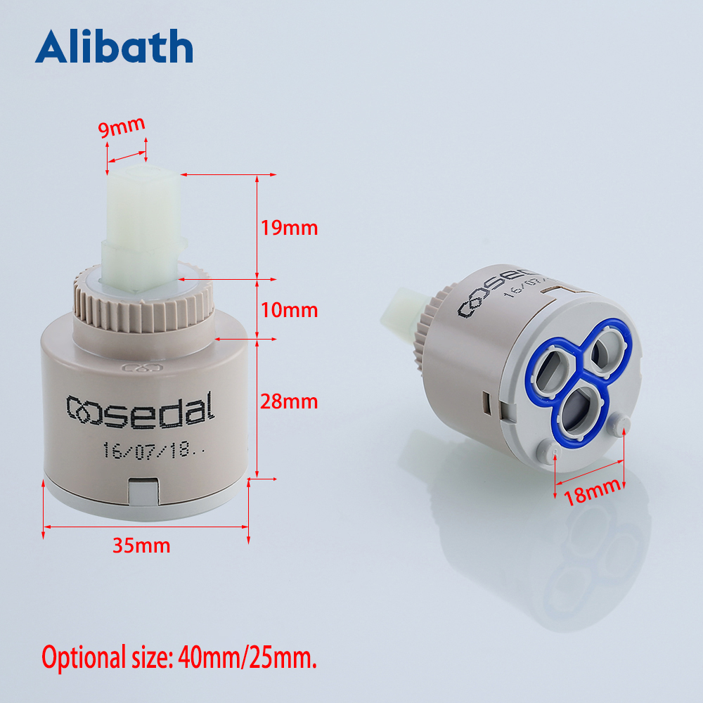 25mm / 35mm / 40mm Ceramic Car - Basin Mixer Cartridge บทวิจารณ์และราคา