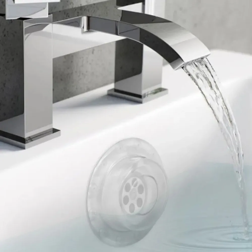 PVC Bath Overflow Drain Cover  - Drain Pipe Clip บทวิจารณ์และราคา