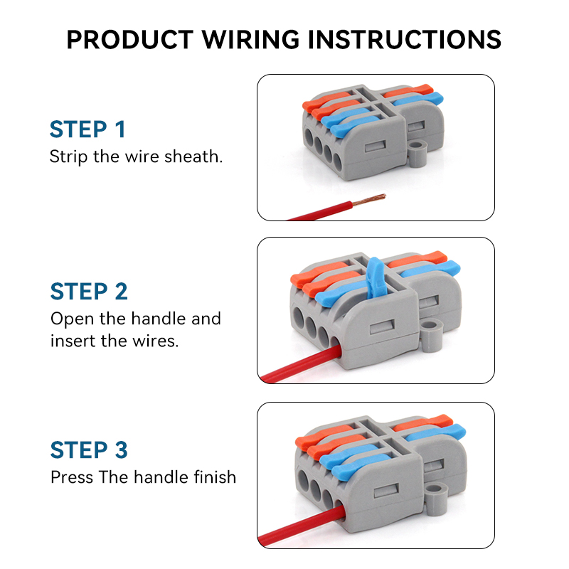1/5/10 PCS Mini Fast Wiring Ca - Push Fit Connector บทวิจารณ์และราคา