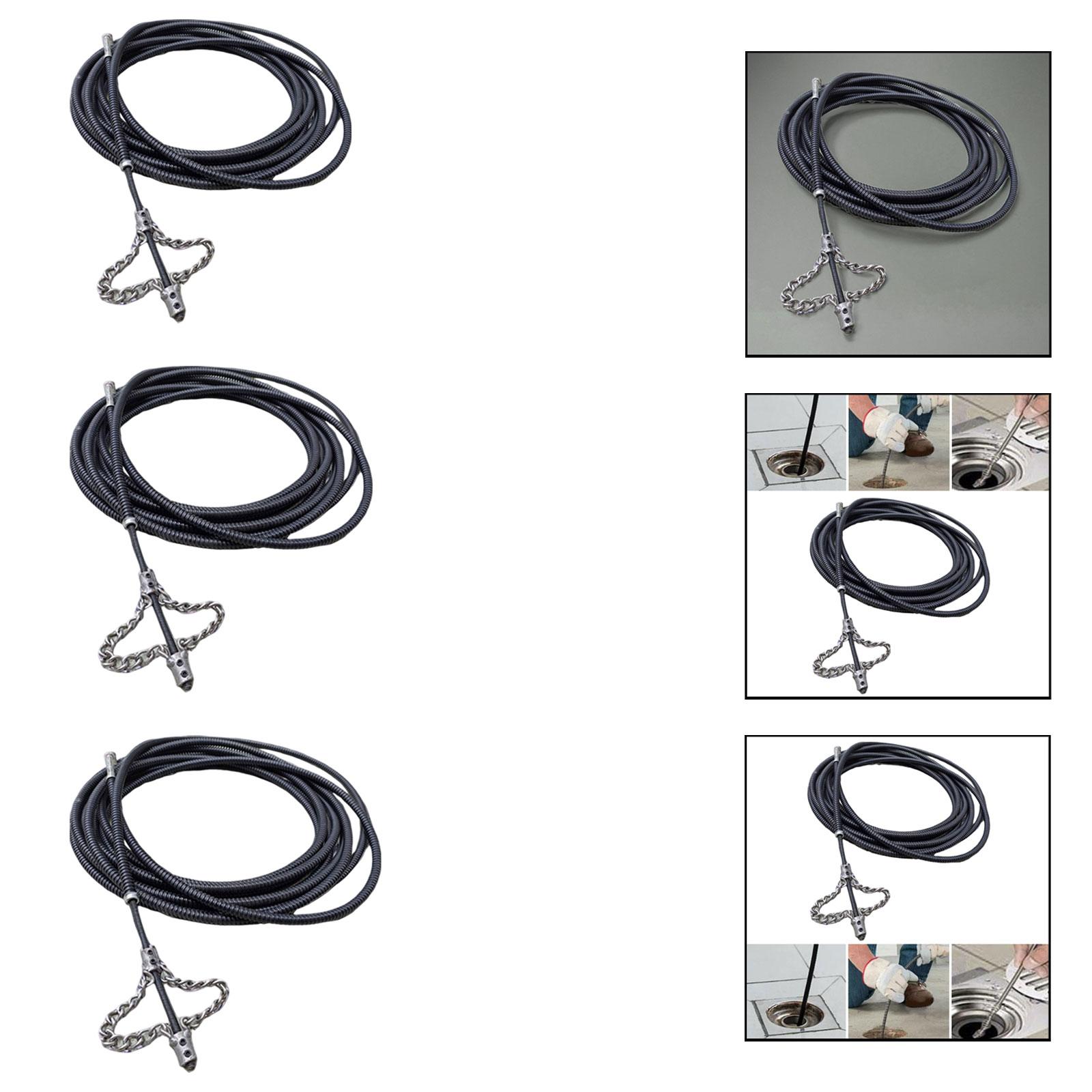 Plumbing Snake Metal Drain Cle - Drain Snake Flexible บทวิจารณ์และราคา