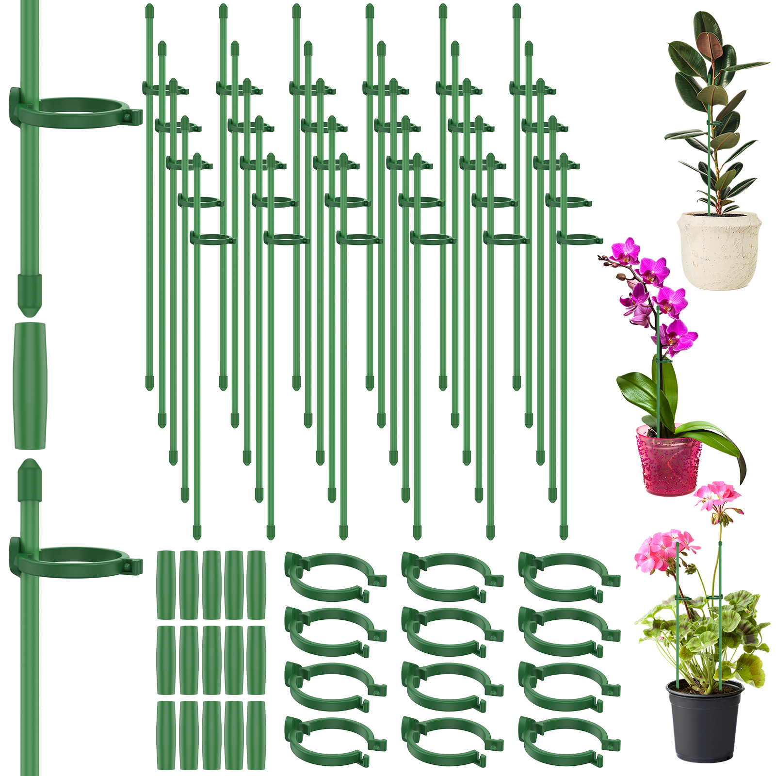 5/30Pcs Adjustable Plant Suppo - Plastic Pipe Clip บทวิจารณ์และราคา