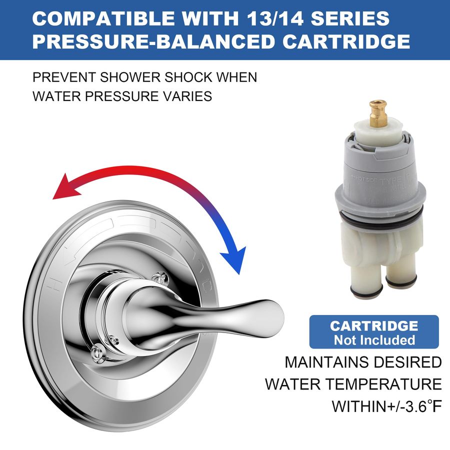 for D Faucet 13 Series SingleF - Shower Valve Cartridge บทวิจารณ์และราคา