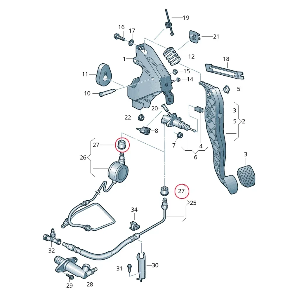 For Fiat Ulysse Peugeot 806 19 - Plastic Pipe Clip บทวิจารณ์และราคา