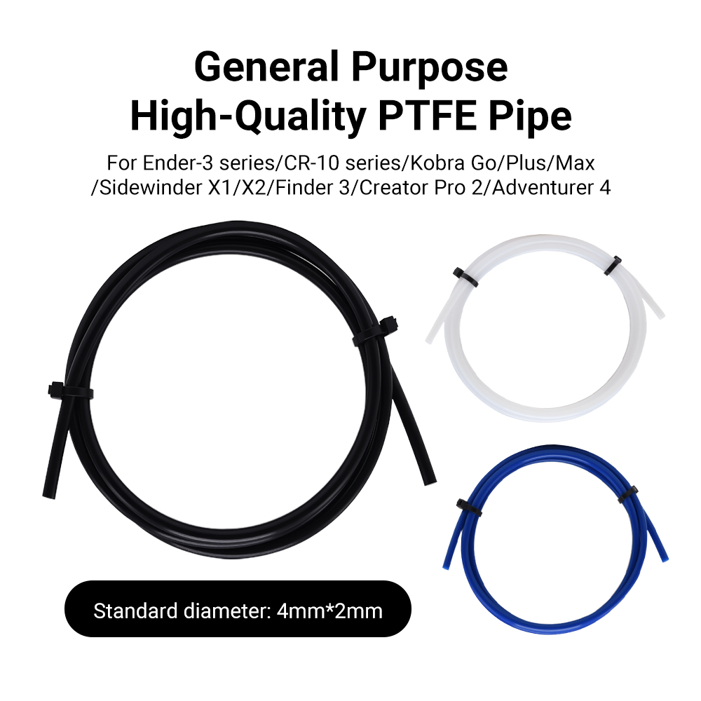 1M PTFE Tube 2x4mm MK8 Hot End - Ptfe Tape Thread บทวิจารณ์และราคา