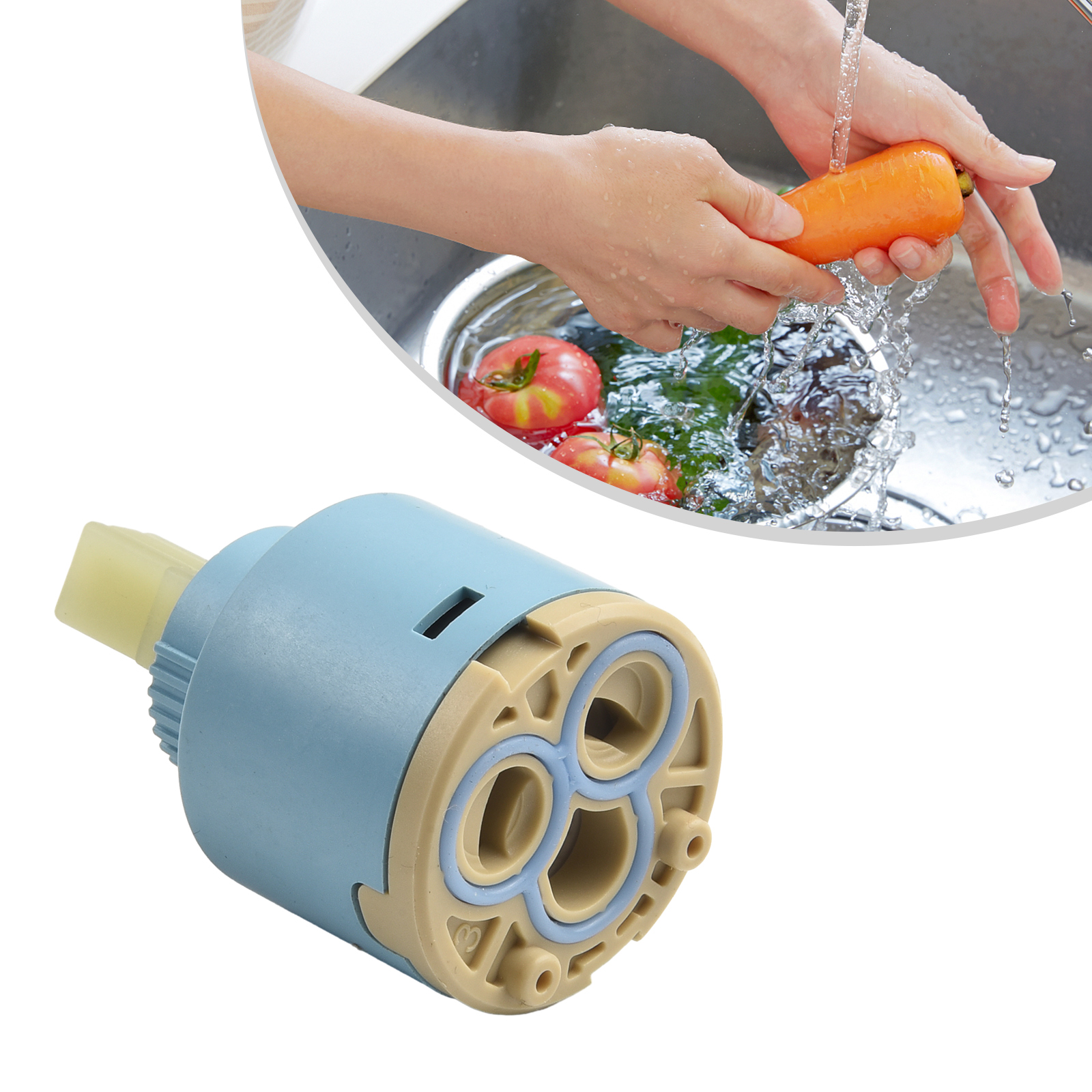 1pc Ceramic Cartridge 35mm/40m - Basin Mixer Cartridge บทวิจารณ์และราคา