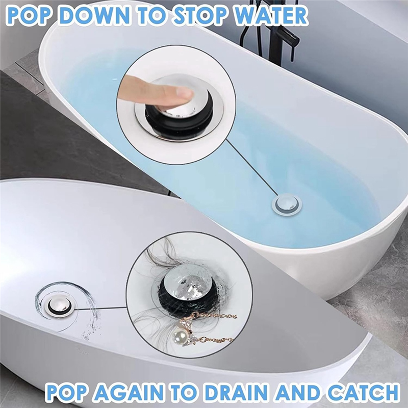 ABSE-Bathtub Drain Stopper, -U - Drain Pipe Clip บทวิจารณ์และราคา