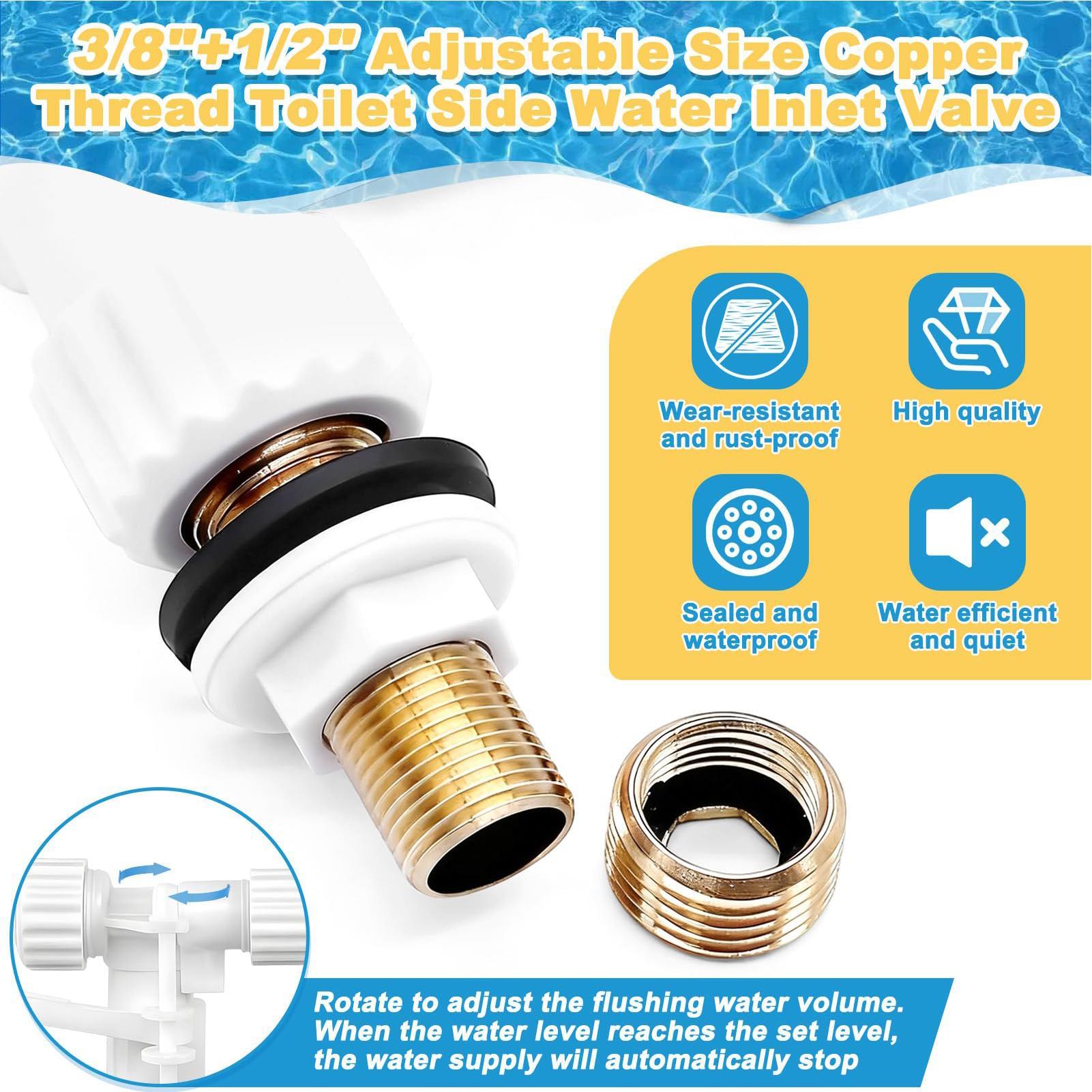 Toilet Fill Valve Brass Connec - Toilet Fill Valve บทวิจารณ์และราคา