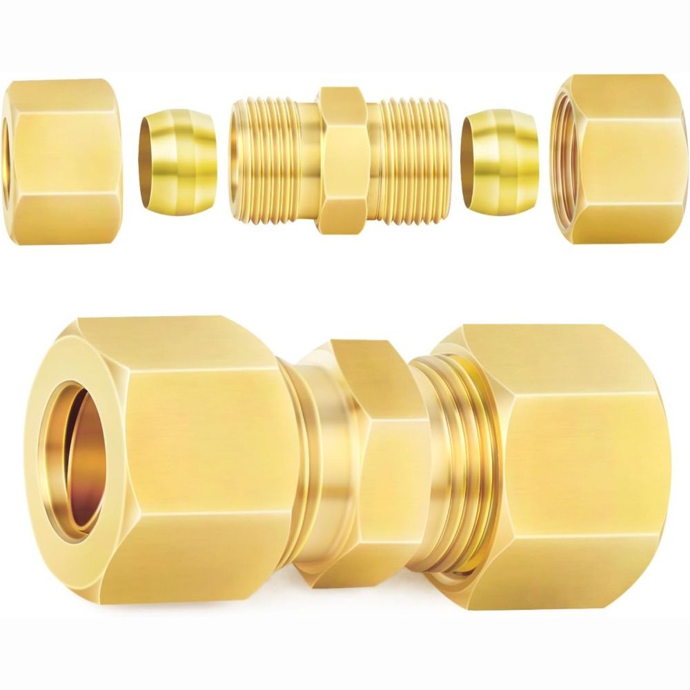 Adapter Brass Brass Compressio - Compression Fitting Brass บทวิจารณ์และราคา