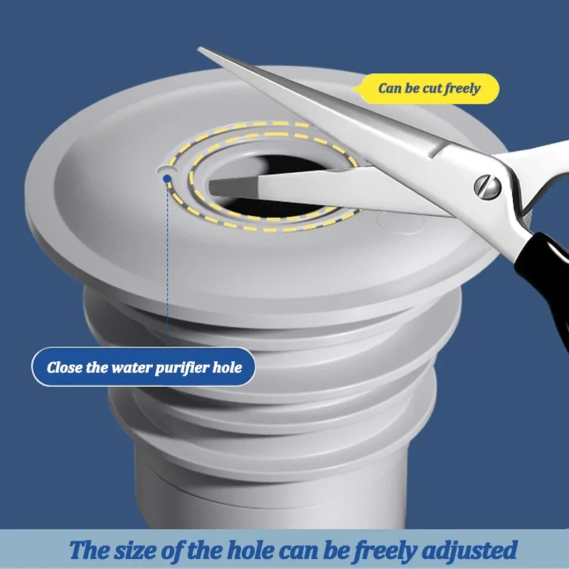 Silicone Bathroom Sewer Seal R - Drain Pipe Clip บทวิจารณ์และราคา
