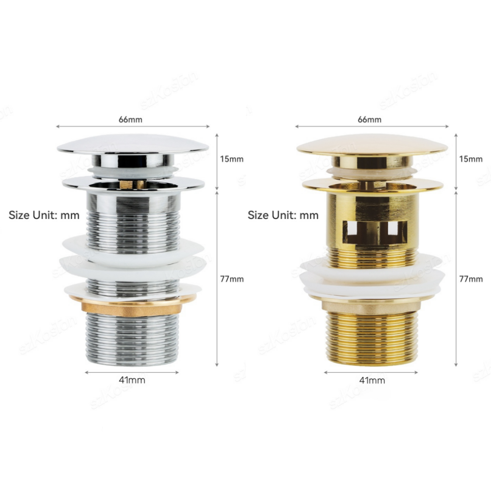 Bathroom Sink Stopper Washbasi - Overflow Pipe Clip บทวิจารณ์และราคา