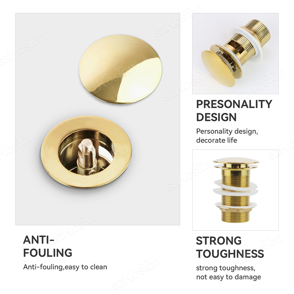 Bathroom Sink Stopper Washbasi - Overflow Pipe Clip บทวิจารณ์และราคา