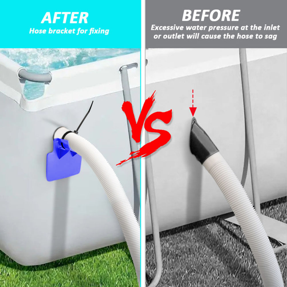 Swimming Pool Pipe Holder Moun - Plastic Pipe Clip บทวิจารณ์และราคา