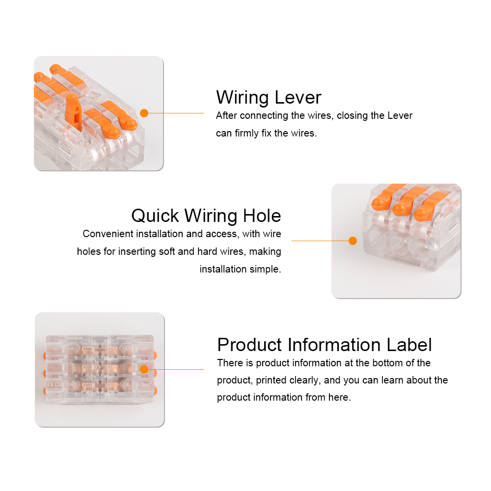 10PCS Quick Push-in Wire Conne - Push Fit Connector บทวิจารณ์และราคา
