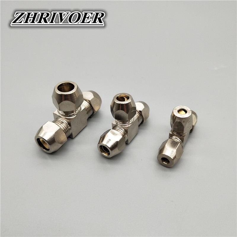 1Pcs Pneumatic Fittings Brass  - Compression Fitting Brass บทวิจารณ์และราคา
