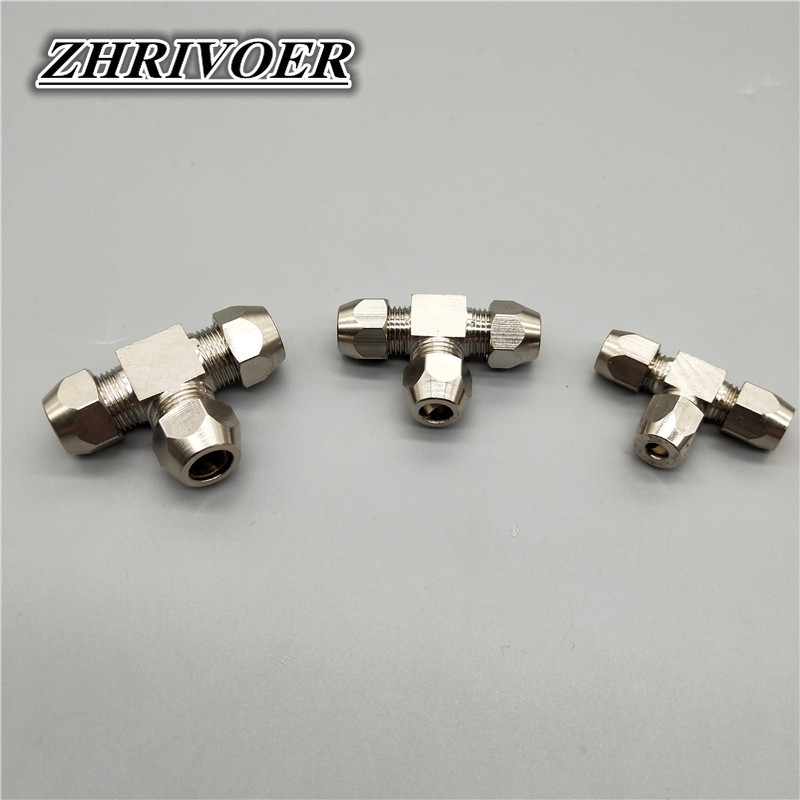 1Pcs Pneumatic Fittings Brass  - Compression Fitting Brass บทวิจารณ์และราคา