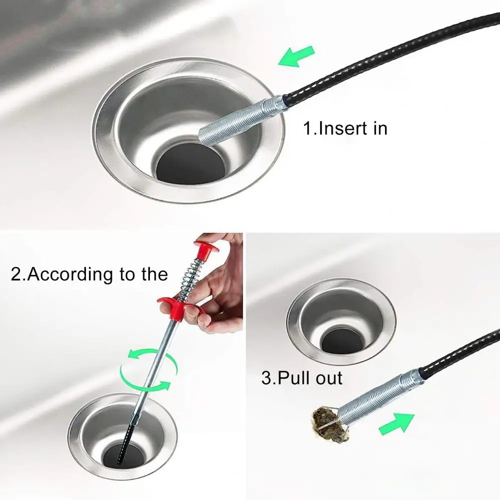 Flexible Spring Snake Drain Pi - Drain Snake Flexible บทวิจารณ์และราคา