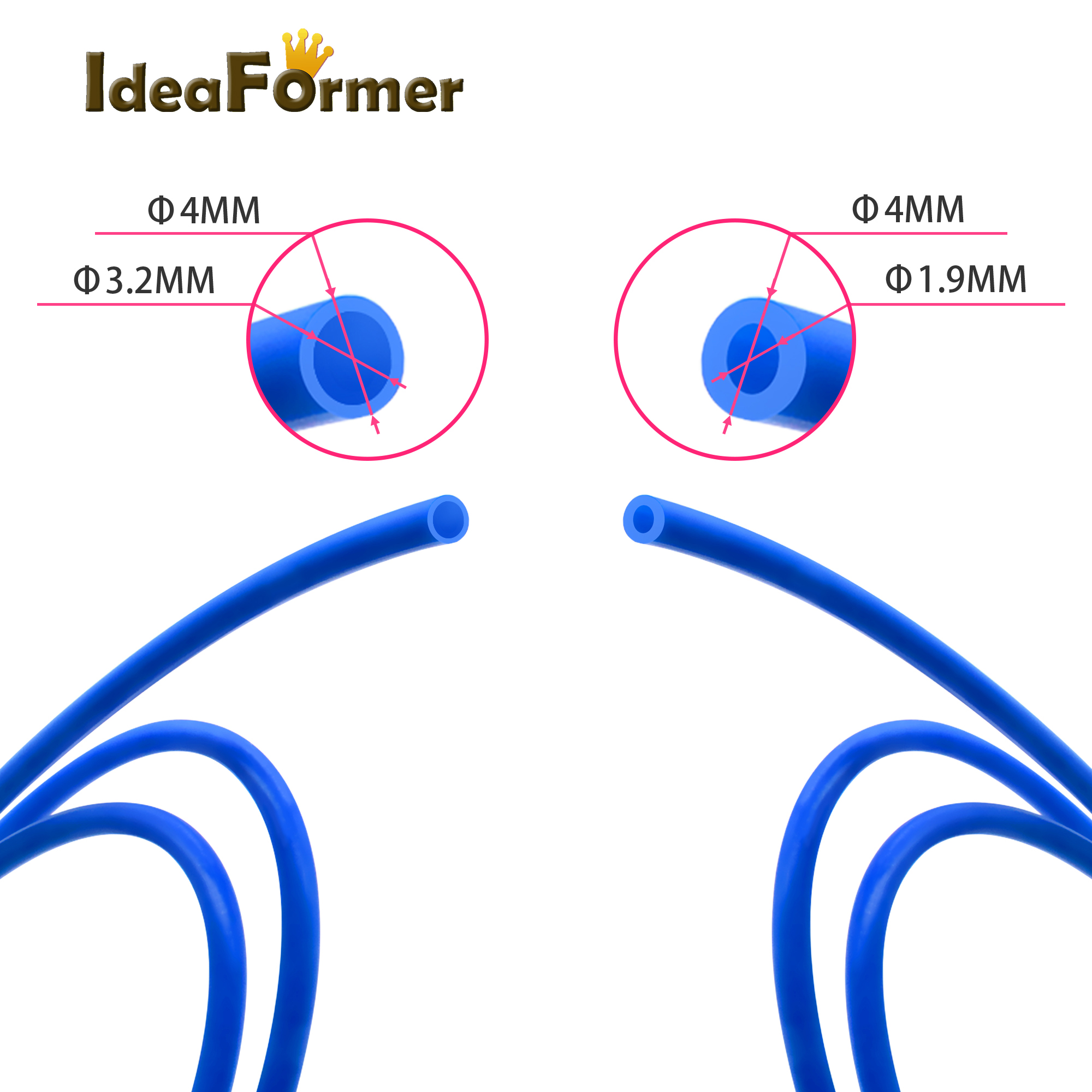 IdeaFormer 1/2/5M PTFE Tube Pi - Ptfe Tape Thread บทวิจารณ์และราคา